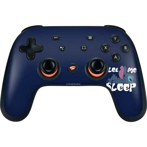 Disney Lilo and Stitch Let Me Sleep Google Stadia Controller Skin